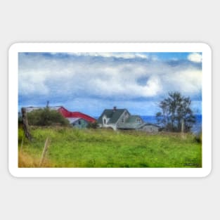 Farmhouse by the Sea Sticker